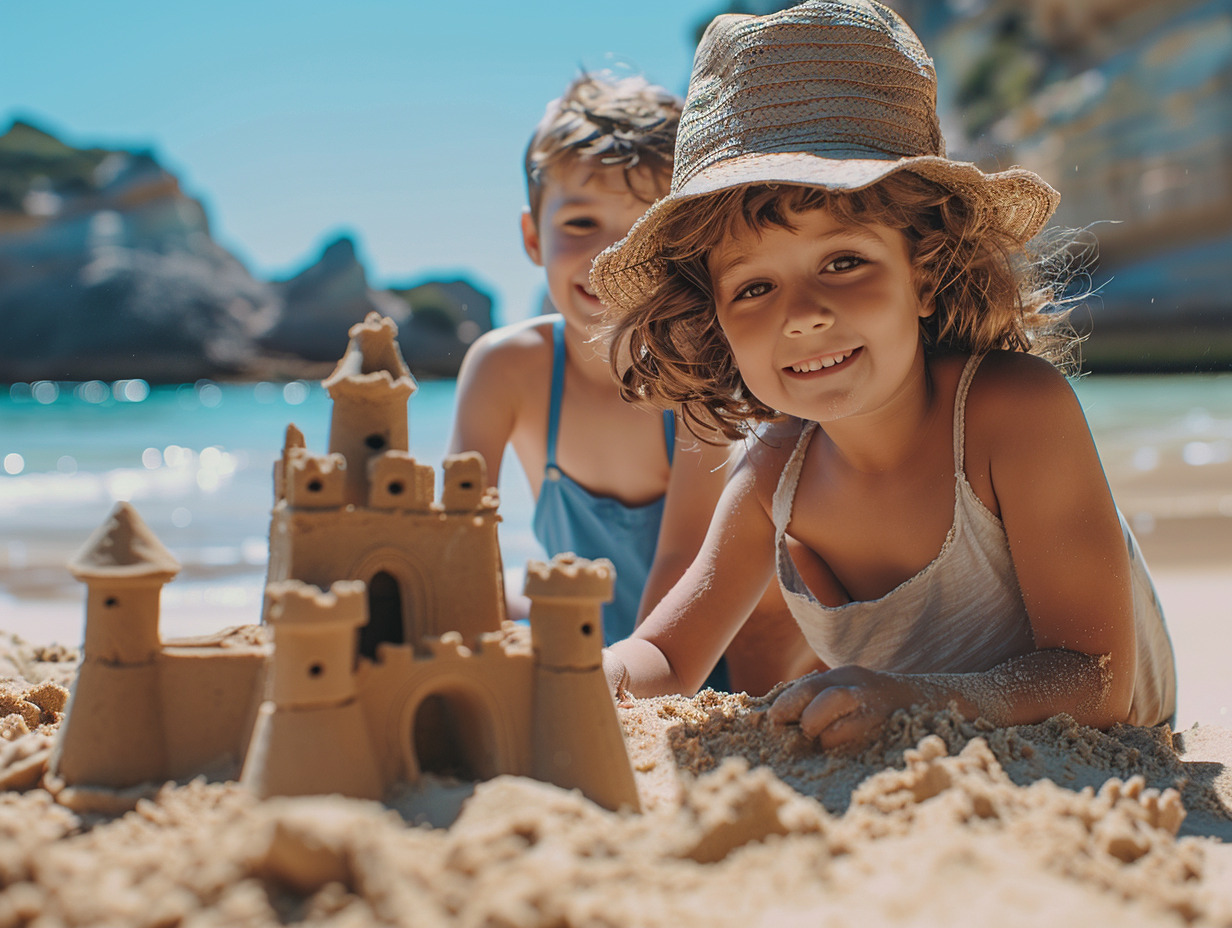 plage famille